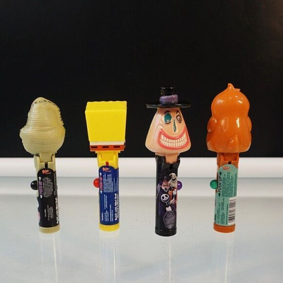Pop Ups 4 Empty Lollipop Containers Nightmare Before Christmas Sloth Spongebob - Picture 4 of 6